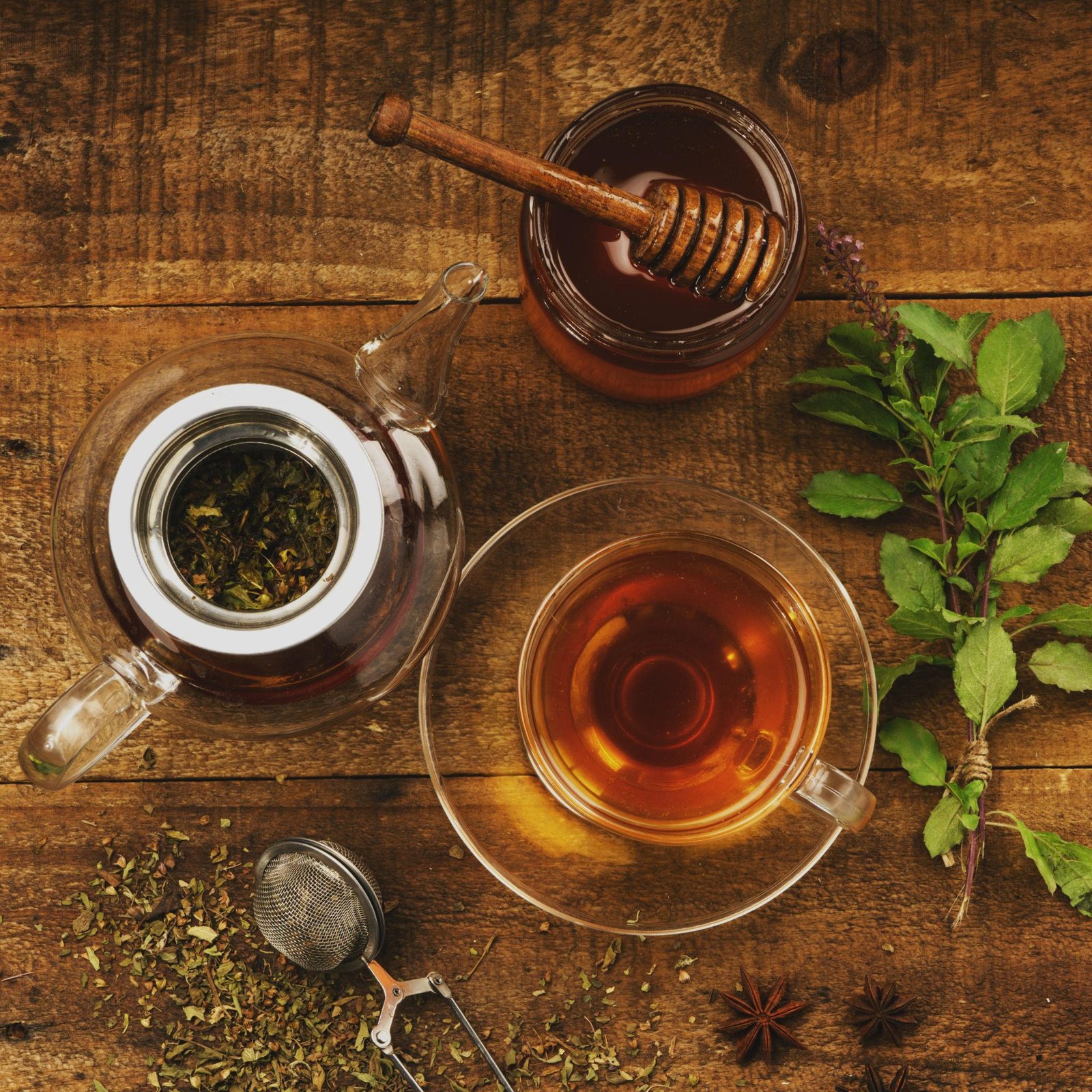 Tulsi Herbal Tea Cut Leaves